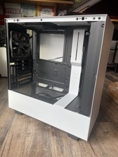 NO GLASS - NZXT CA-H510i-W1 Compact ATX Mid-Tower Gaming Case - Matte White USED picture