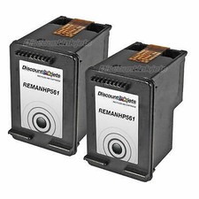 2 CH561WN Black Printer REMAN Ink Cartridge for HP 61 HP61 Deskjet 1000 1050 picture