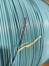 1500ft 6 Strand OM3 50/125 Multimode Indoor Riser Rated Fiber Optic Cable Aqua picture