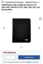 CODi Nylon Folio Case for iPad Air 13