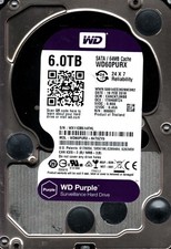 WD60PURX-64T0ZY0 S/N: WX11 DCM: EANCKTJMBB WESTERN DIGITAL 6TB THAILAND FEB 2016 picture