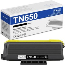 1 Pack TN650 High-Yield Toner Cartridge Black Replacement Compatible for Brother picture