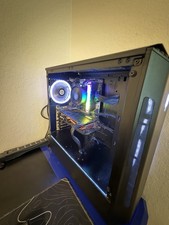 Custom/HG68 Black Gaming Desktop Tower PC w/ RGB Lighting AND higround keyboard picture