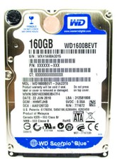 Western Digital 160GB WD1600BEVT-24A23T0 SATA Laptop Hard Drive WIPED&TESTED picture