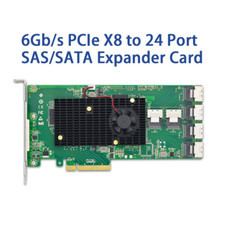 PCIe X8 to 24 Port 6Gb/s SAS/SATA Expander Card with miniSAS SFF-8087 - picture