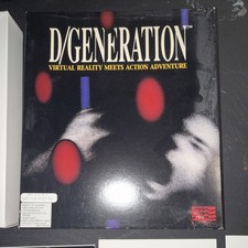 RARE Mindscape D/Generation Action/Adventure PC Game DOS 3.5-5.25 Floppy CIB  picture