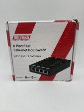 6-Port Ethernet Switch 4 Ports PoE Fast Ethernet Uplink 10/100Mbps, OE-4P0E2UPLK picture