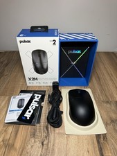 Pulsar X2H Wireless Gaming Mouse V3 Size 2 Medium Black Complete In Box Dongle picture