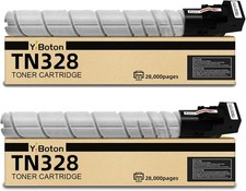 2-Pack TN328 Black Toner for Konica Minolta Bizhub C250i C300i C360i picture
