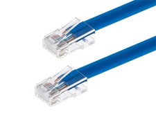 Monoprice Cat6 Ethernet Patch Cable - 0.5ft - Blue, RJ45, 550Mhz, UTP, 24AWG picture