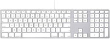 Apple Aluminium Wired USB Keyboard with Numeric Keypad A1243 MB110LL/B picture