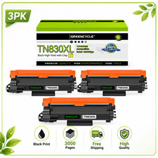 3PK TN830XL Toner Cartridge Fit for Brother HL-L2400D DCP-L2647DW MFC-L2820DW picture