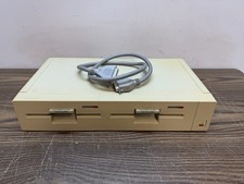 VINTAGE APPLE DUODISK DRIVE A9M0108 WITH CABLE SOME YELLOWING picture