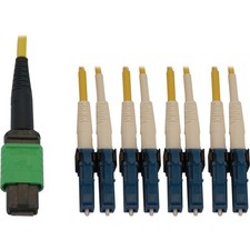 Tripp Lite 2m MTP/MPO-APC Switchable 12 Fiber Optic Cable Yellow N390X02M8LAP picture