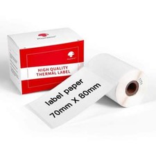 1/3Roll Sticker Labels Self-Adhesive Paper for Phomemo M110/M100/M220 Printer US picture