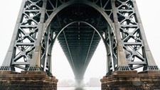 Landscape architecture bridge new york city brooklyn Custom Gaming Mat Desk picture