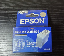 Epson Color Ink Cartridge 720/1440 And Black Ink Lot of 2 Exp 2002 picture