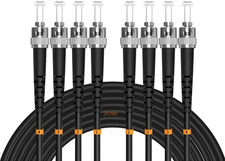 100Meters 328Ft Outdoor Armored 4 Core 9/125 SM Fiber Optic Cable Jumper Optical picture