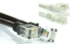 ADSL 2+ HIGH SPEED BROADBAND INTERNET MODEM ROUTER LEAD, 6P4C RJ11 TO RJ11 CABLE picture