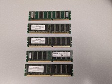 Lot of 2.25GB DDR 333/400 Assorted Desktop Memory incl 1x1GB 3x256MB 1x512MB picture