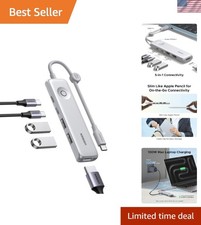 Versatile USB-C Hub: 5-in-1 Adapter with 4K HDMI & Fast Charging Features picture
