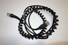 GRADE B- Genuine Metrologic 6ft Coiled USB Cable MS9520 MS9540 MS1690 54235B-N-3 picture