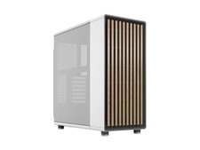 Fractal Design North ATX mATX Mid Tower PC Case - Chalk White Mesh with Oak picture