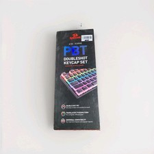 Redragon A130 -SCARAB PBT Doubleshot Pudding Keycap Set - Black Incomplete  picture