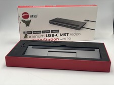 SIIG USB-C MST Triple Monitor Dock, 4K, 100W PD, JU-DK0E11-S1 picture