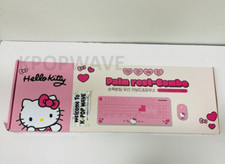 Sanrio Hello Kitty, Kuromi Palm-Rest Wireless Keyboard Mouse Set KOREA picture