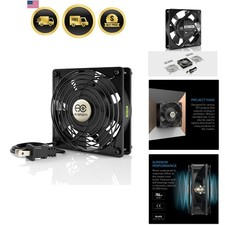 AXIAL 1225, Quiet Muffin Fan, 120V AC 120mm x 25mm Low Speed, -Certified for ... picture