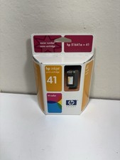 HP Inkjet 41 Printer Ink Cartridge Tri-color 51641a Cyan Magenta Yellow Ex2002 picture