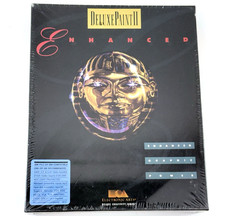 Electronic Arts DeluxePaint II Enhanced IBM PC MS-DOS Sealed Big Box Software picture