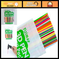 300 PCS 3D Pen Filament Refills - 10 Colors PCL Low Temp 2.5mm Eco-Friendly Kids picture
