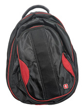 SwissGear Laptop Backpack Black Gray Red Airflow Padded Travel Business Bag picture