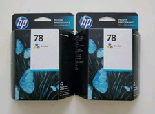 LOT OF 2 HP 78 Tri Color Ink Cartridge Exp Oct 2014 picture