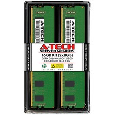 A-Tech 16GB 2x 8GB 1Rx8 PC4-21300R DDR4 2666 MHz ECC REG RDIMM Server Memory RAM picture