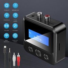 USB Bluetooth Digital Receiver Transmitter 3.5mm AUX to RCA HiFi Audio Adapter picture