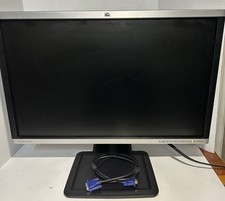 HP Compaq LA2405x 24” LCD Monitor 1920x1200 DisplayPort DVI VGA w/ Stand picture