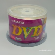 RiData DVD-R 50pk Spindle 4.7 GB 16x Factory Sealed NEW Cake Box DVDR picture