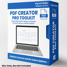 PDF Editor Software | Create Read Convert Compress Tools for Windows on DVD-ROM picture