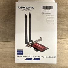 WAVLINK BE8800 WiFi 7 PCIe Adapter Bluetooth 5.4 Tri-Band WL-WN685BE3-B picture