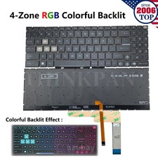 New US RGB Backlit Keyboard for MSI Katana A17 AI B8VE/17 B12UCXK B13UDXK B12VEK picture