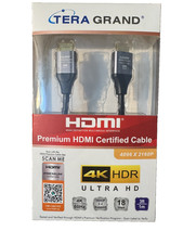 Tera Grand HDMI 4096x2160P Premium HDMI Certified Cable 4K HDR Ultra HD - 3 ft picture