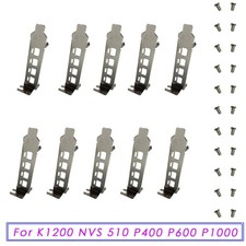 10Pcs Low Profile Bracket for NVIDIA Quadro K1200 NVS 510 P400 P600 P1000 New picture