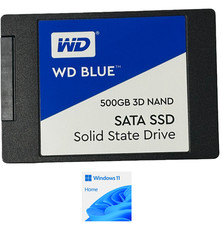 WD Blue 500GB 3D NAND SSD with Windows 11 Home for Dell Lenovo ASUS IBM Acer HP picture