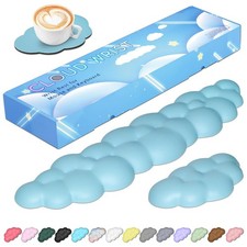 Upgrade Leather Cloud Keyboard Wrist Rest, Cloud Wrist Rest with Non-Slip PU ... picture