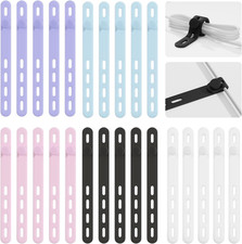 25Pack Silicone Cable Ties,Reusable Cord Organizer for Bundling Electrical picture