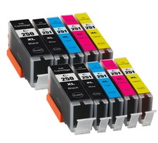 10 PK Ink Cartridges compatible for Canon 250XL 251XL MG5422 MG5522 MX920 MX922 picture