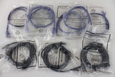8 Monoprice Gold Plating Patch Cord UTP 550 Mhz Category 6 Blue Black 5' & 2' picture